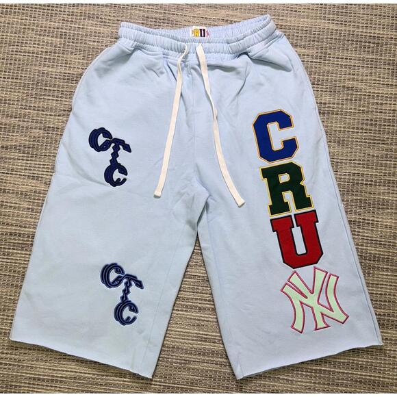 CRUM Light Blue 3/4 Shorts